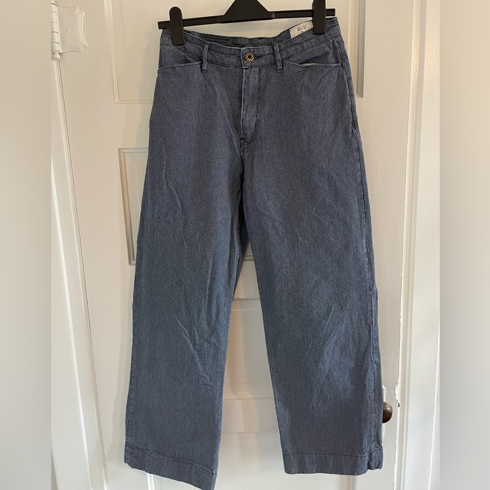 Billy Reid wide leg cotton trousers